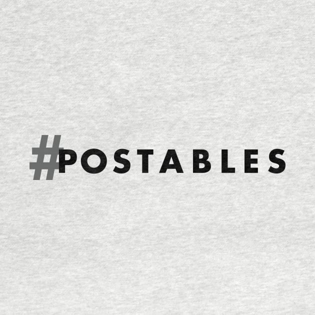 #POstable Hashtag (dark) by Hallmarkies Podcast Store